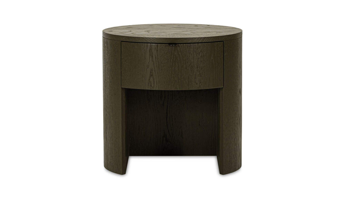 Theo Olive 1 Drawer Nightstand - Ornate Home