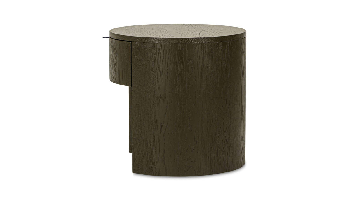 Theo Olive 1 Drawer Nightstand - Ornate Home