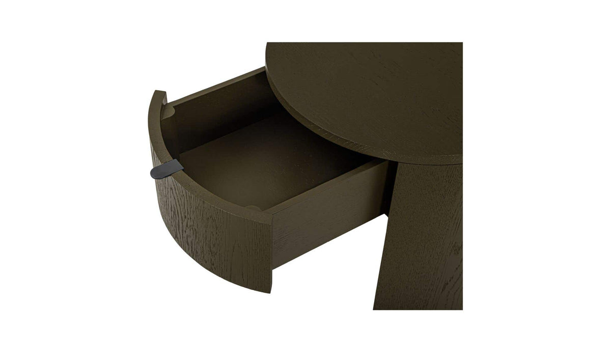 Theo Olive 1 Drawer Nightstand - Ornate Home
