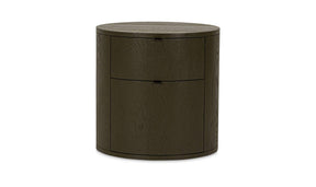 Theo Olive 2 Drawer Nightstand - Ornate Home