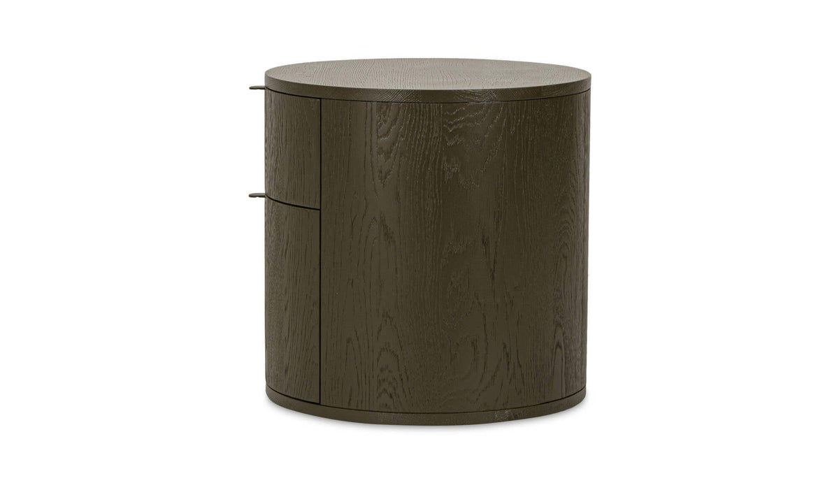 Theo Olive 2 Drawer Nightstand - Ornate Home