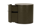 Theo Olive 2 Drawer Nightstand - Ornate Home