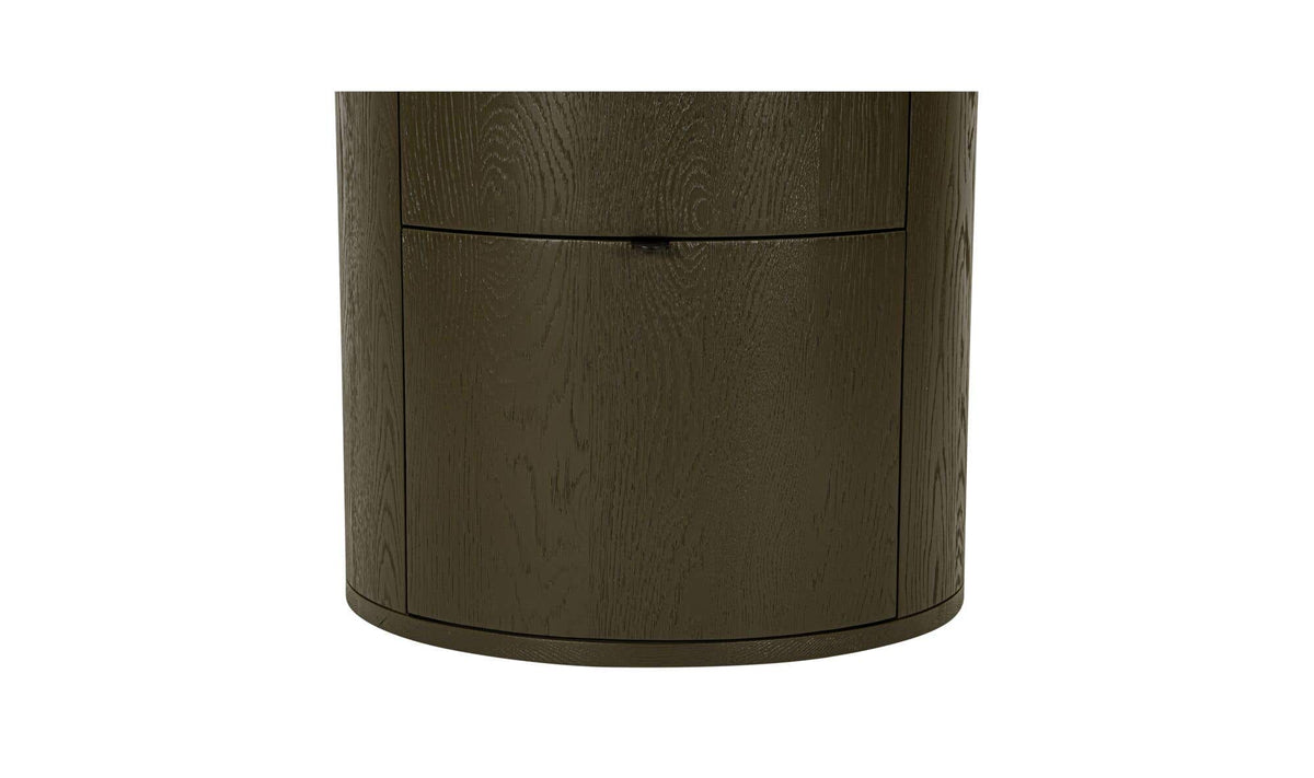 Theo Olive 2 Drawer Nightstand - Ornate Home