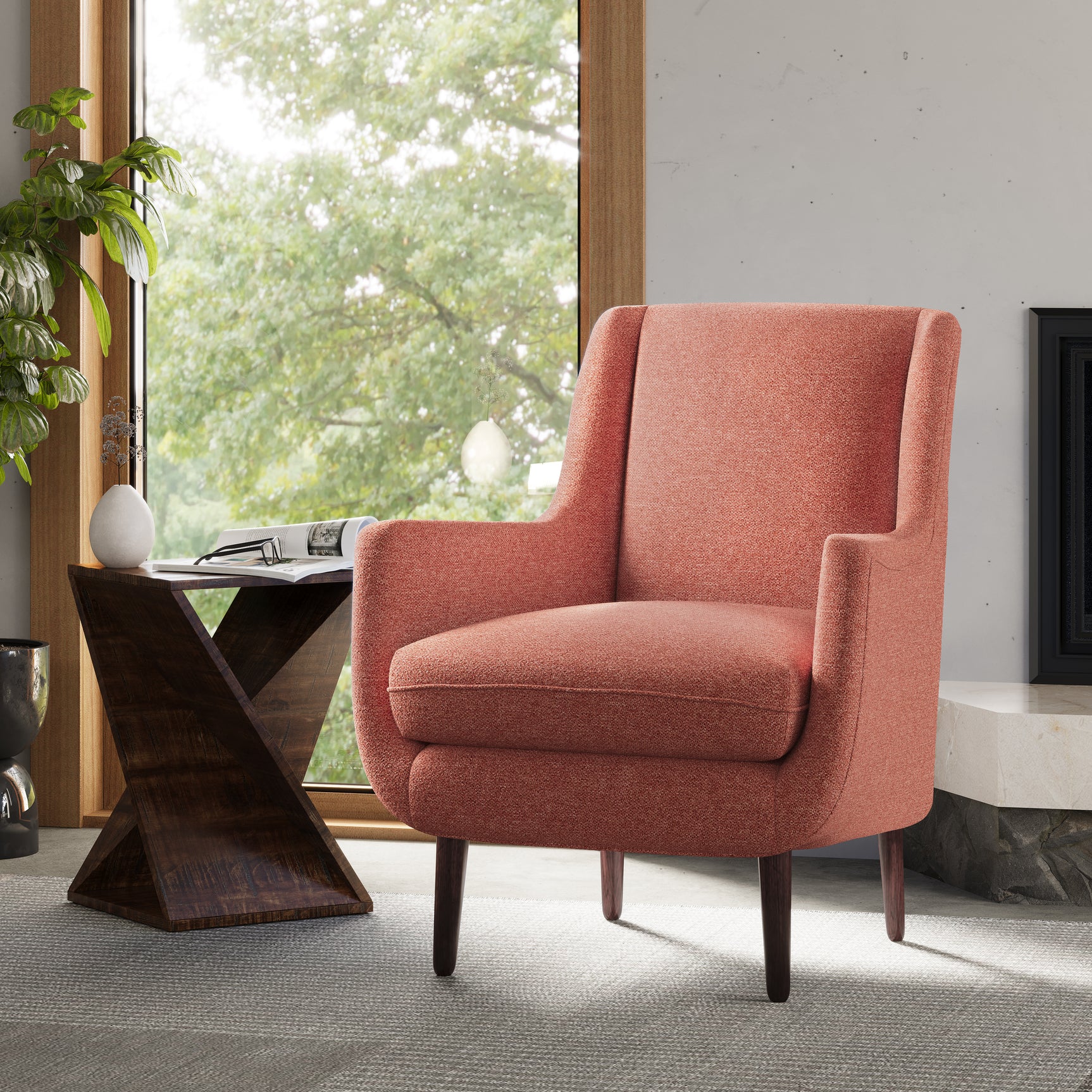 Theo Rose Accent Chair - Ornate Home