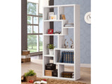 Theo White 71-inch 7-shelf Bookshelf - Ornate Home