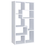 Theo White 71-inch 7-shelf Bookshelf - Ornate Home