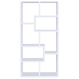 Theo White 71-inch 7-shelf Bookshelf - Ornate Home