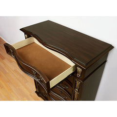 Theodor Brown Cherry Chest - Ornate Home