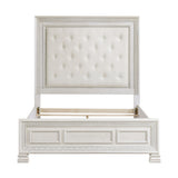 Theodora Pearl white 5-Piece Queen Bedroom Set - Ornate Home