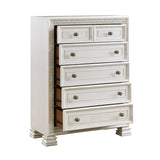 Theodora White Chest - Ornate Home