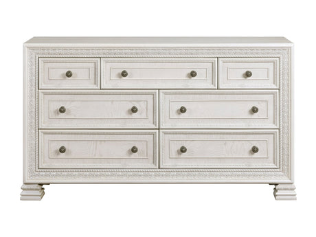 Theodora White Dresser - Ornate Home