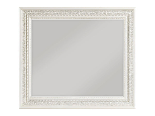 Theodora White Mirror - Ornate Home