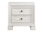 Theodora White Nightstand - Ornate Home