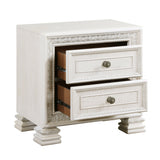 Theodora White Nightstand - Ornate Home