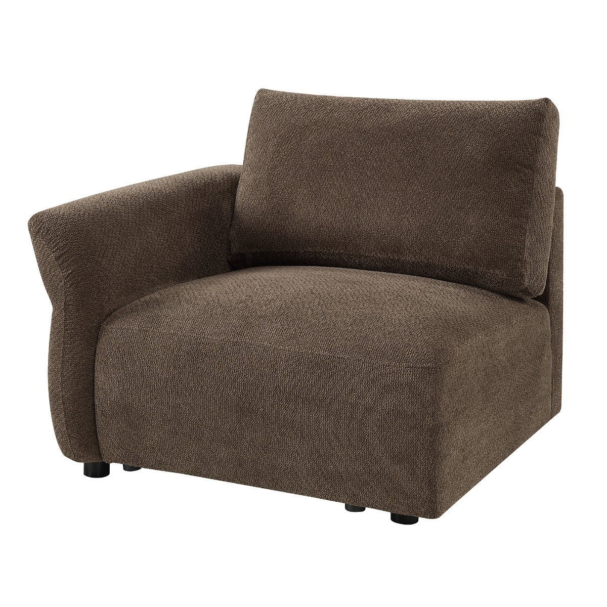 Theodore Brown Modular - Left Facing Arm Chair - Ornate Home