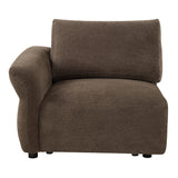 Theodore Brown Modular - Left Facing Arm Chair - Ornate Home