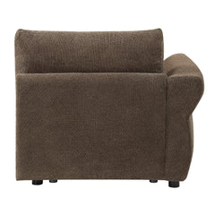 Theodore Brown Modular - Left Facing Arm Chair - Ornate Home