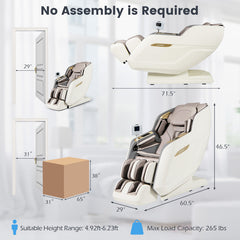 Therapy 36-New 3D Model-SL Track Massage Chair with Airbags Waist and Calves Heating Foot Rollers - Ornate Home