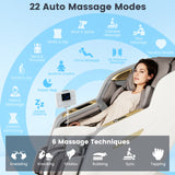Therapy 36-New 3D Model-SL Track Massage Chair with Airbags Waist and Calves Heating Foot Rollers - Ornate Home