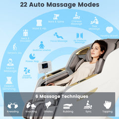 Therapy 36-New 3D Model-SL Track Massage Chair with Airbags Waist and Calves Heating Foot Rollers - Ornate Home
