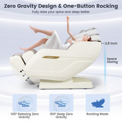 Therapy 36-New 3D Model-SL Track Massage Chair with Airbags Waist and Calves Heating Foot Rollers - Ornate Home