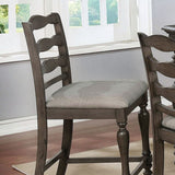 Theresa Gray/Light Gray Counter Height Chair (Set of 2) - Ornate Home