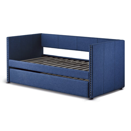 Therese Blue Daybed with Trundle - Ornate Home