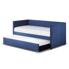 Therese Blue Daybed with Trundle - Ornate Home