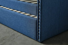 Therese Blue Daybed with Trundle - Ornate Home