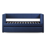 Therese Blue Daybed with Trundle - Ornate Home