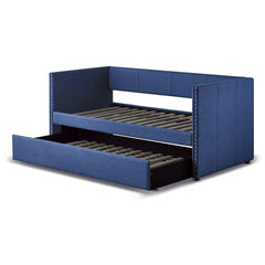 Therese Blue Daybed with Trundle - Ornate Home