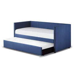 Therese Blue Daybed with Trundle - Ornate Home