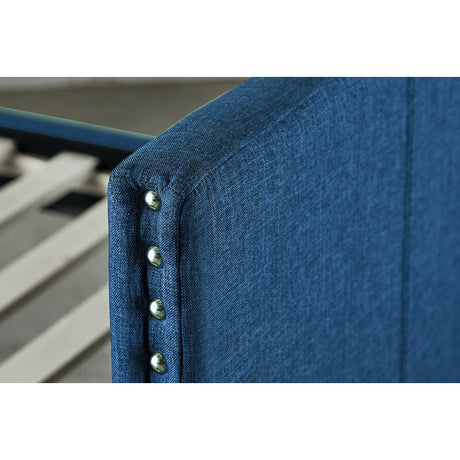 Therese Blue Daybed with Trundle - Ornate Home