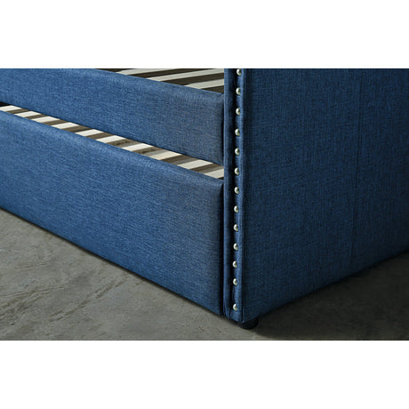 Therese Blue Daybed with Trundle - Ornate Home