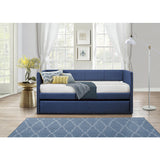 Therese Blue Daybed with Trundle - Ornate Home