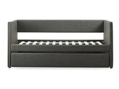 Therese Gray Daybed with Trundle - Ornate Home