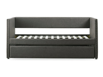 Therese Gray Daybed with Trundle - Ornate Home