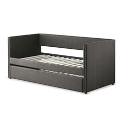 Therese Gray Daybed with Trundle - Ornate Home