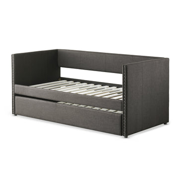 Therese Gray Daybed with Trundle - Ornate Home