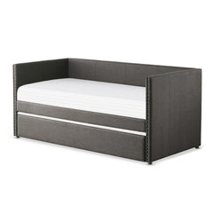 Therese Gray Daybed with Trundle - Ornate Home