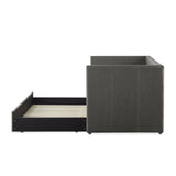 Therese Gray Daybed with Trundle - Ornate Home