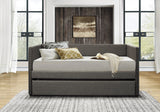 Therese Gray Daybed with Trundle - Ornate Home
