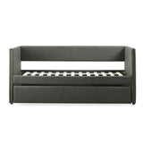 Therese Gray Daybed with Trundle - Ornate Home