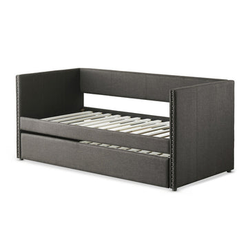 Therese Gray Daybed with Trundle - Ornate Home
