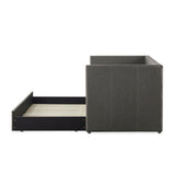 Therese Gray Daybed with Trundle - Ornate Home