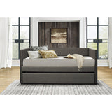 Therese Gray Daybed with Trundle - Ornate Home