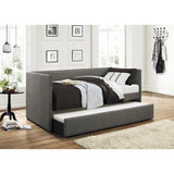 Therese Gray Daybed with Trundle - Ornate Home