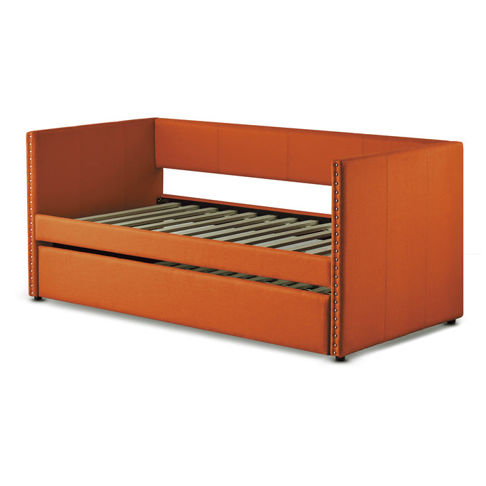 Therese Orange Daybed with Trundle - Ornate Home