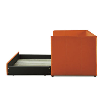 Therese Orange Daybed with Trundle - Ornate Home