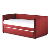 Therese Red Daybed with Trundle - Ornate Home